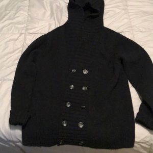 Pea coat style hoodie heritage1981